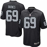 Nike Men & Women & Youth Raiders #69 Barnes Black Team Color Game Jersey,baseball caps,new era cap wholesale,wholesale hats